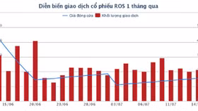 Chia tách cổ phiếu, tại sao ROS vẫn không ngừng tăng?