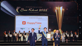 Nền tảng quản lý chấm công online HappyTime của TopCV được vinh danh tại Sao Khuê 2022