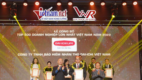 Dai-ichi Life Việt Nam vươn lên thứ 70 trong Top 500 Doanh nghiệp lớn nhất Việt Nam năm 2022