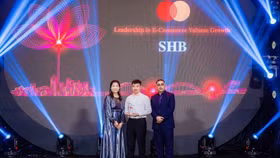 SHB dẫn đầu thị trường về tốc độ tăng trưởng giao dịch thanh toán online thẻ Mastercard