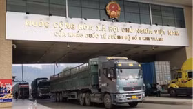 Tạm thời ngừng hoạt động xuất khẩu hàng hoá tại cửa khẩu quốc tế đường bộ số II Kim Thành