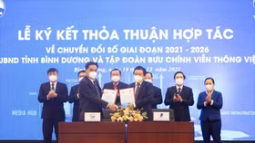 UBND tỉnh Bình Dương và VNPT tiếp tục hợp tác giai đoạn 2021-2026