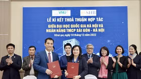 SHB ký kết hợp tác toàn diện với Đại học Quốc gia Hà Nội