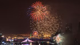 Sông Hàn rực sáng pháo hoa quốc tế