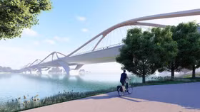 Hà Nội “thúc” tiến độ xây cầu Trần Hưng Đạo 8.670 tỷ đồng