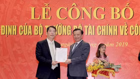 Ông Cao Anh Tuấn được bổ nhiệm làm Tổng cục trưởng Tổng cục Thuế