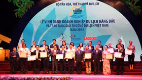 Vinh danh và trao tặng Giải thưởng Du lịch Việt Nam năm 2019