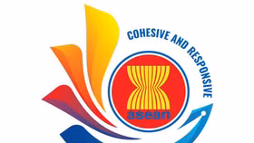 Logo Năm ASEAN 2020 mang hình quốc hoa
