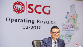 9 tháng đầu năm 2017, tập đoàn SCG đạt hơn 28.300 tỷ đồng lợi nhuận