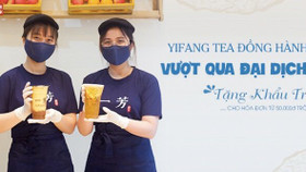 YiFang Tea tặng 10.000 khẩu trang chống dịch Covid-19