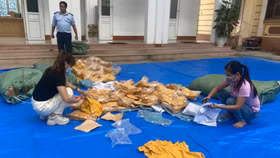 Hàng nghìn sản phẩm hàng hóa giả mạo nhãn hiệu Yody được tiêu hủy tại Phú Thọ