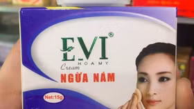 Đình chỉ lưu hành, thu hồi toàn quốc mỹ phẩm EVI Cream ngừa nám kém chất lượng