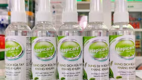 Thu hồi toàn quốc Dung dịch rửa tay kháng khuẩn HAPPICARE+ kém chất lượng