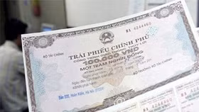 Huy động được 2.000 tỷ đồng trái phiếu chính phủ