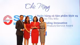 SCB vinh dự nhận giải thưởng “Ngân hàng có Sản phẩm Dịch vụ sáng tạo tiêu biểu 2018”