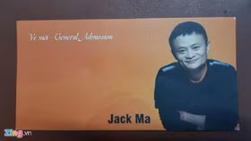 Giấy mời nghe Jack Ma nói chuyện ở Việt Nam được rao bán tiền triệu