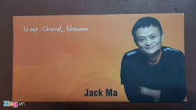 Giấy mời nghe Jack Ma nói chuyện ở Việt Nam được rao bán tiền triệu