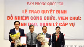 Văn phòng Quốc hội bổ nhiệm nhân sự mới