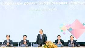 Thủ tướng Nguyễn Xuân Phúc dự Diễn đàn Thanh niên khởi nghiệp 2018
