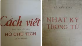 Không gian sách về Chủ tịch Hồ Chí Minh tại Hội chợ sách cũ Hà Nội