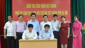 Hà Nội: Tiếp tục phát huy kết quả phổ cập giáo dục, xóa mù chữ