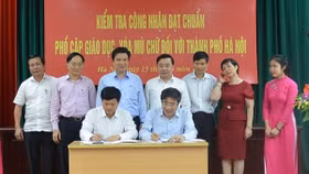 Hà Nội: Tiếp tục phát huy kết quả phổ cập giáo dục, xóa mù chữ