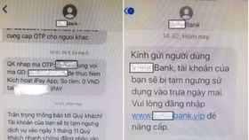 Bộ Công an cảnh báo thủ đoạn mới của tội phạm về giả mạo tin nhắn thương hiệu