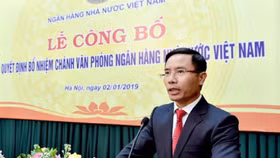 Phó chủ tịch HĐTV Agribank làm Chánh Văn phòng Ngân hàng Nhà nước