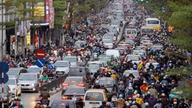 Hà Nội lập đề án thu phí phương tiện vào nội đô