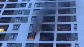 TP.HCM: Dân lại nháo nhào vì cháy chung cư Parc Spring