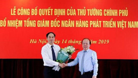 Ông Đào Quang Trường được bổ nhiệm làm TGĐ Ngân hàng Phát triển Việt Nam