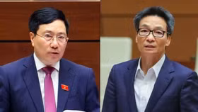 Trình Quốc hội miễn nhiệm 2 Phó Thủ tướng Phạm Bình Minh và Vũ Đức Đam