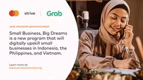 Mastercard và Grab ra mắt chương trình “Doanh nghiệp nhỏ, Ước mơ lớn"