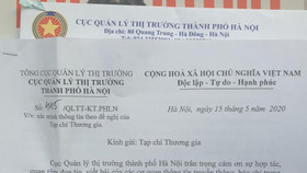 Vụ nước rửa tay Kazoku của Cty CP xà Phòng Hà Nội: QLTT Hà Nội ra quyết định xử phạt