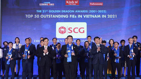 SCG được vinh danh trong Top 50 doanh nghiệp FDI tiêu biểu