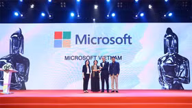 Microsoft Việt Nam được vinh danh “Nơi làm việc tốt nhất khu vực châu Á năm 2022”