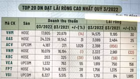 Bức tranh sáng - tối của những doanh nghiệp trên sàn chứng khoán