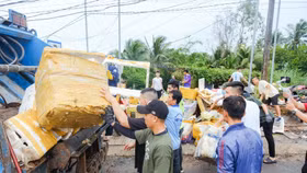 Hàng trăm tình nguyện viên Phú Quốc xuống phố thu gom rác