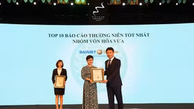 Chứng khoán Bảo Việt được vinh danh Top 10 nhóm vốn hóa vừa