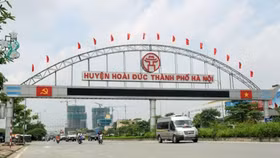 Giá đất huyện Hoài Đức sẽ tăng mạnh khi lên quận