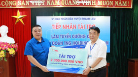 TNG Holdings Việt Nam tài trợ làm đường nông thôn tại Hà Nam