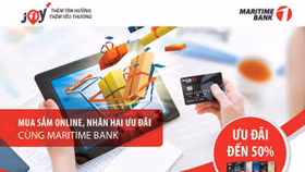 Giảm thêm 30% cho chủ thẻ Maritime Bank Mastercard khi mua sắm tại Lazada