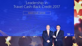 Maritime Bank: Ngân hàng có sản phẩm Thẻ tín dụng du lịch hoàn tiền tốt nhất Việt Nam 2017