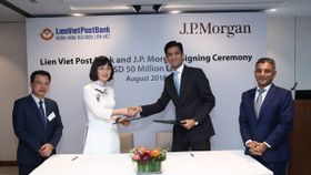 JPMorgan Chase cấp tín dụng 50 triệu USD cho LienVietPostBank