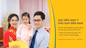 Gửi tiền PVcomBank nhận lì xì Xuân 2019
