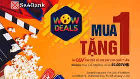 Wow Deals – Mua sắm bất tận mùa hè 2018 cùng thẻ SeABank