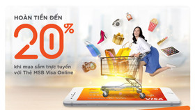 MSB ra mắt thẻ tín dụng có tính năng hoàn tiền tới 20%