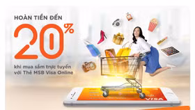 MSB ra mắt thẻ tín dụng có tính năng hoàn tiền tới 20%