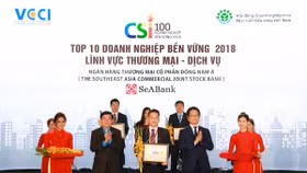 SeABank vào Top 10 Doanh nghiệp bền vững Việt Nam