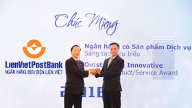 LienVietPostBank giành “cú đúp” giải thưởng Ngân hàng 2018